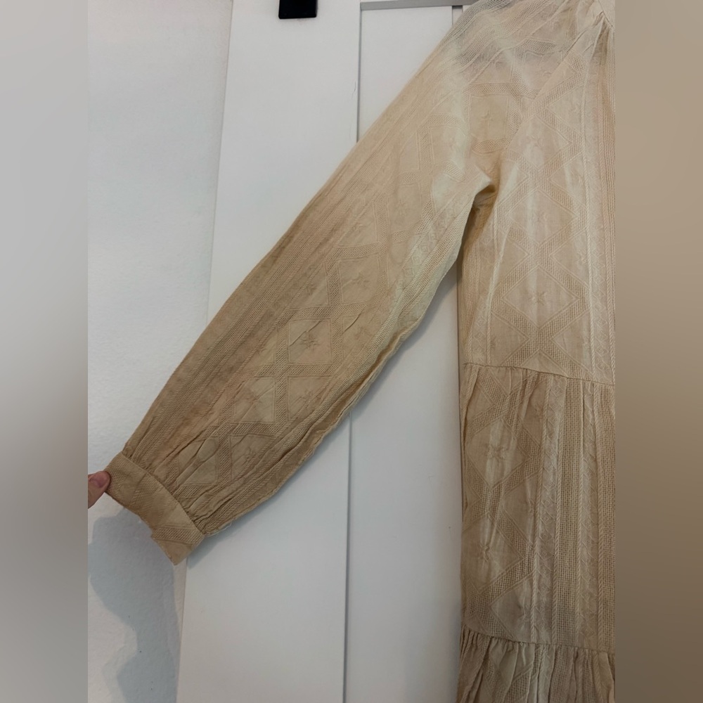 NWT - Dotti Women's Ombre Cotton Swim Cover-Up Tunic Dress in beige - Picture 5 of 10